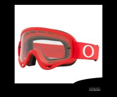 Mascherina O frame oakley Red clear / fumè