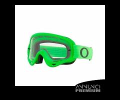 Mascherina O frame oakley Green clear / fumè