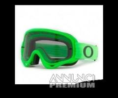 Mascherina O frame oakley Green clear / fumè