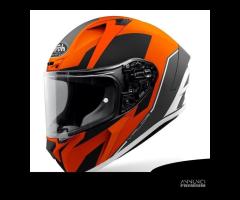 Casco Airoh Valor wings orange matt