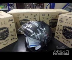 Casco jet caberg riviera v3 nero opaco - 1