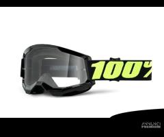 Maschera 100% Strata 2 lente trasparente