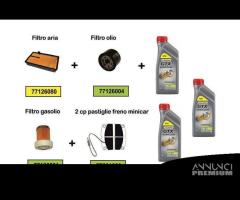 Kit tagliando minicar aixam filtri + freni + 3 gtx