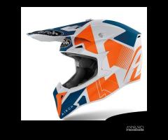 Casco Airoh Wraap Raze Orange Matt - 1