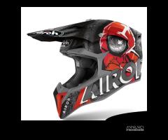 Casco Airoh Wraap Alien Red Matt