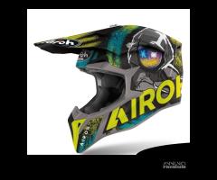 Casco Airoh Wraap Alien Yellow Matt - 1