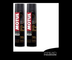 2 x Motul A2 tubo spray filtri aria