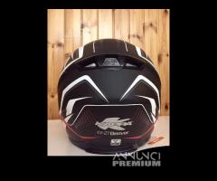 Casco integrale kappa 27 matt black / grey - red - 4