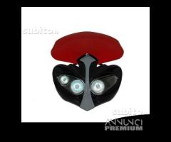 Maschera faro one motard cross enduro manga