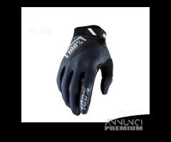 Guanti 100% cross ridefit black s m l xl - 1