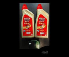 Tagliando 2 lt. castrol 5w40 + filtro olio piaggio