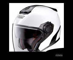 Casco jet nolan N40-5 special n-com pure white - 1