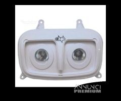 Maschera faro davanti yamaha bws 50 bianca - 1