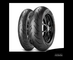 Coppia pneumatici Pirelli Diablo rosso 2 120 + 180