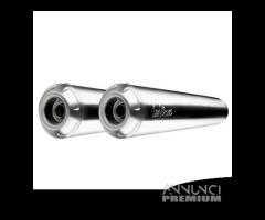 Kit 2 silenziatori classic racer inox diam. 50 mm - 1