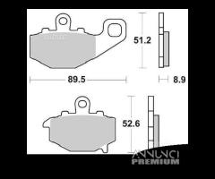 Pastiglie freno posteriori kawasaki z 1000 - 1