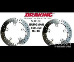 Coppia dischi freno suzuki burgman 400 k7 - 650