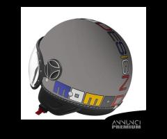 Casco JET momo FGTR grey multicolor