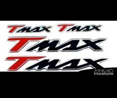 Serie 4 scritte adesive yamaha tmax t-max t max - 2