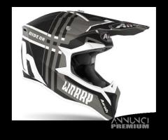 Casco Airoh Wraap Broken Anthracite Matt