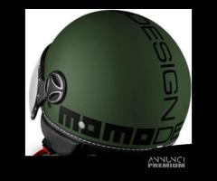 Casco momo fgtr verde militare e nero - 4