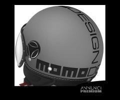 Casco momo ftgr evo titanium frost / black