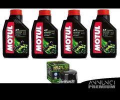 Kit tagliando 4 lt motul 5000 10w40 + filtro