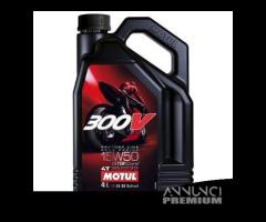 Tanica 4 litri motul 300V 100% sintetico