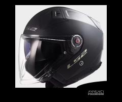 Casco Jet fibra LS2 Infinity 2 Nero Opaco  22.06