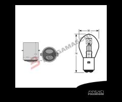 Lampadina faro anteriore bilux 12V 35/35W BA20D