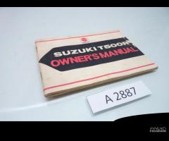 Suzuki T500R libretto istruzioni per l'uso manuale