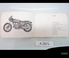 Guzzi V35 imola libretto istruzioni per l'uso manu