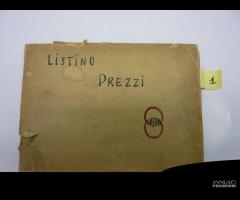 GILERA LISTINO PREZZI DELLE PARTI DI RICAMBIO EDIZ - 1