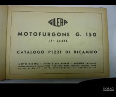 MOTOFURGONE GILERA G 150 2° SERIE CAT. RICAMBI IN