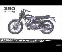 AERMACCHI HARLEY DAVIDSON MODELLO 350 GT - 1972 US