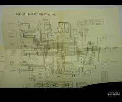 KAWASAKI Z 400 - D3 MANUALE IN INGLESE IN FORMATO