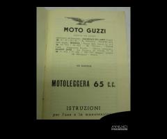 MOTOGUZZI MOTOLEGGERA 65 CC ISTRUZIONI USO E MANUT - 2