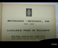 MOTOCARRO GILERA MERCURIO 500 1952-1953 CATALOGO R