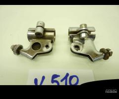 coppia staffe comandi manubrio freno frizione moto - 5