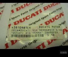 DUCATI 916 SENNA coppia adesivi originali cod Duca