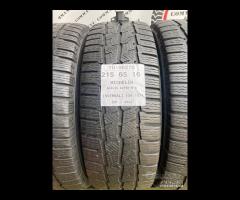 4 PNEUMATICI 215/65 R16C MICHELIN INVERNALI - 2