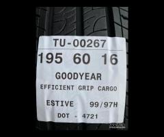 4 PNEUMATICI 195/60/16C GOODYEAR ESTIVE SEMINUOVE - 8