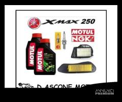 kit tagliando xmax xcity 250 2 filtri 2lt olio Mot - 1