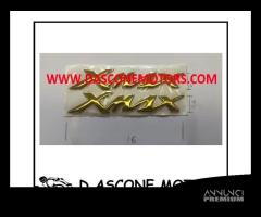 Coppia adesivi Xmax 125 250 400 Oro