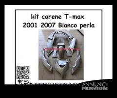 Kit carene tmax 2001 2007 nuove bianco perla - 1