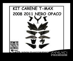 Kit carene tmax 2008 2011 nero opaco nuove