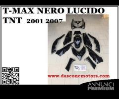 Kit carene Tmax 2001 2007 Nuove tnt nero lucido - 1