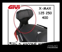 SCHIENALINO PASSEGGERO XMAX 125 250 400 GIVI