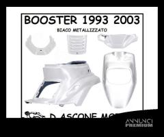 KIT 5 PEZZI CARENE BIANCO METALLIZZATO MBK BOOSTER