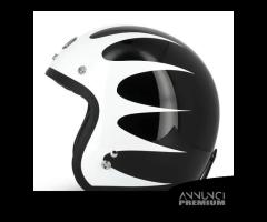 Casco Jet Cafe Racer S250 Black / White